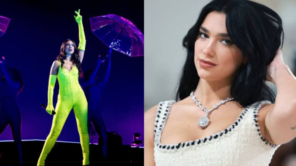 Dua Lipa in World Cup Final closing ceremony